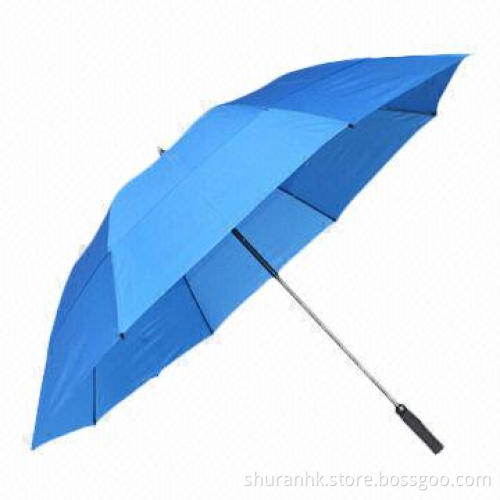 Golf Umbrella with Fiberglass Shaft and Ribs
